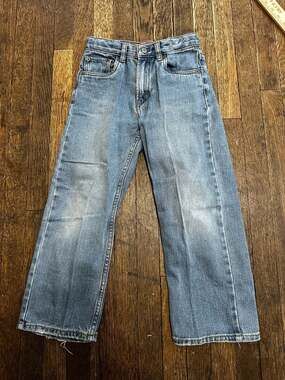 Levi's 569 Loose Fit Boys Regular Jeans Size 7 Light Wash